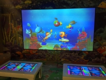 供应童游互动涂鸦游戏单桌 互动投影游戏设备儿童乐园加盟厂商