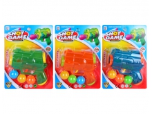 弹射乒乓球枪儿童竞赛玩具枪648-9/10 2款、3色混装