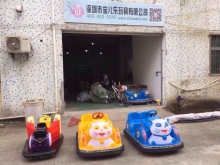 儿童游乐玩具新型设备车推荐 亲子玩具车双人座发光龙猫碰碰车