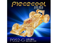 拼酷3D金属拼装模型合金立体拼图 方程式赛车时尚创意玩具