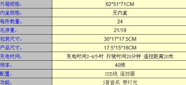 新款益智甲虫遥控翻斗车(3首音乐带灯光红、黄二色混装)批发