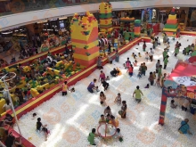 上海EPP儿童积木百万海洋球大滑梯组合厂家直销