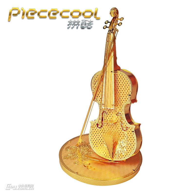 拼酷小提琴3D立体拼图乐器金属模型手工DIY拼装玩具生日礼品
