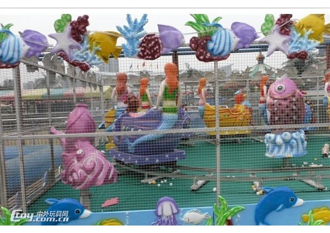 郑州金公主游乐设备海洋鱼喷球车图片