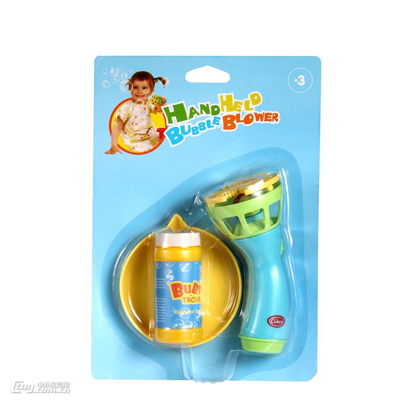 斯高cikoo电动泡泡机套装 三合一 电动吹泡泡玩具