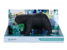 亚洲动物模型玩具系列黑熊X135