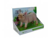仿真农场动物模型玩具系列仿真猪X141