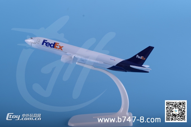 飞机模型波音B777 联邦快递 金属飞机模型