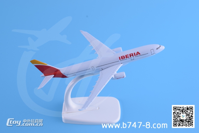 空客A330伊比利亚航空飞机模型航空模型厂家直销工艺礼品