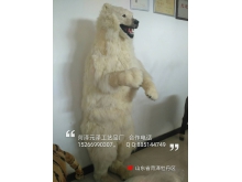 元泽仿真北极熊2米尺寸站立影视效果1:1呈现