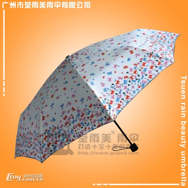 【广州雨伞厂】生产-数码印三折伞 折叠数码印广告伞