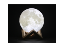 3D打印月球灯 无极变色 小夜灯 情侣礼物 家居装饰灯