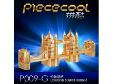 拼酷伦敦塔桥3D立体全金属拼图DIY拼装建筑模型创意手工玩具