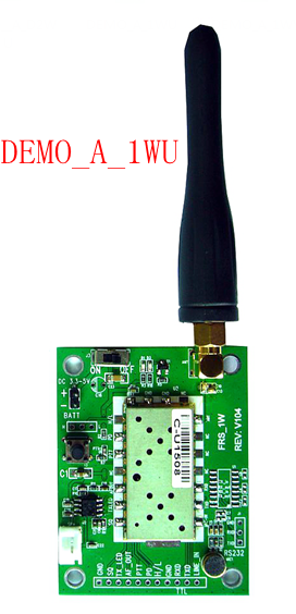 DEMO_A_1WU无线对讲/数据传输模块演示版/评估板
