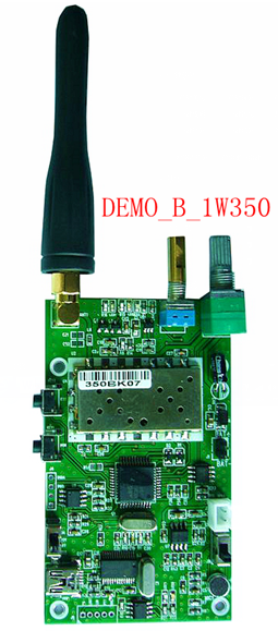 DEMO-B-1W350无线语音对讲数据传输模块演示板评估板