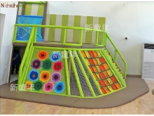 新童年彩虹绳网游乐设备,儿童游乐园彩虹网,淘气堡绳网，攀爬站