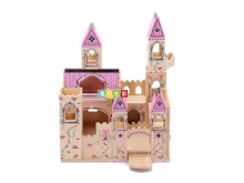 厂家直销批发女孩喜爱过家家公主与王子城堡木制玩具
