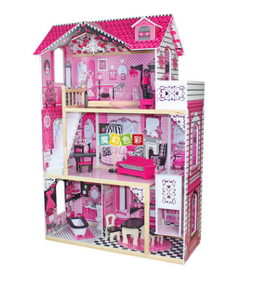 dollhouse娃娃屋迷你家具配件儿童玩具木质娃娃屋家具