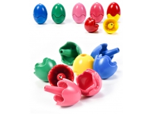 Lubek蜡笔12色蛋壳套装进口创意玩具