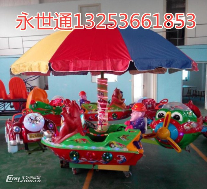 郑州永世通厂家直销儿童旋转动物车电动旋转游乐设备