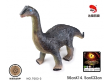 侏罗纪恐龙玩具22寸搪胶仿真恐龙腕龙带IC叫声7003-3