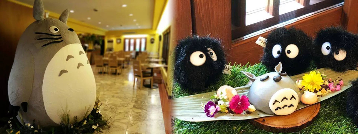全球首个宫崎骏龙猫主题餐厅泰国开业，吃饭游泳拍拍拍