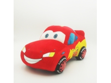 厂家批发汽车总动员闪电麦昆95号公仔毛绒抖音跨境玩具儿童车模