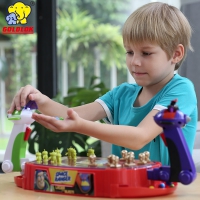 迪士尼桌面玩具亲子互动双人射击对战游戏儿童桌游弹珠弹射益智
