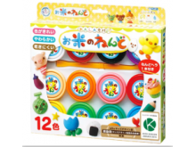 日本银鸟大米彩泥12色套装儿童玩具批发包邮