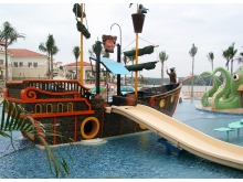 广州潮流水上乐园设备厂家提供海盗船儿童设备