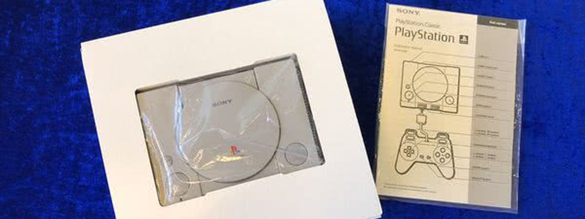 索尼迷你版家用游戏机PlayStation Classic实物开箱评测