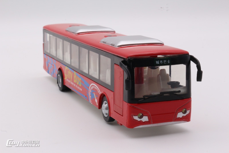合金G5城市巴士汽车模型玩具