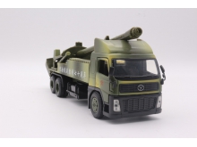 YS006-2高炮车合金军事模型车玩具