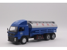 YS006-3合金油罐车模型玩具开门回力合金车