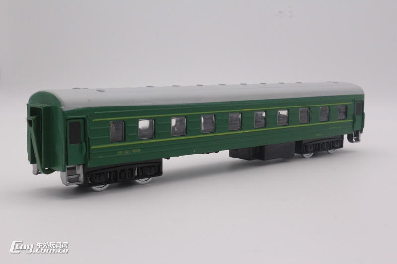 YS009-3合金仿真火车厢声光车模玩具批发