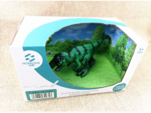 义乌泓智搪胶玩具批发厂家仿真动物老虎狮子恐龙动物模型