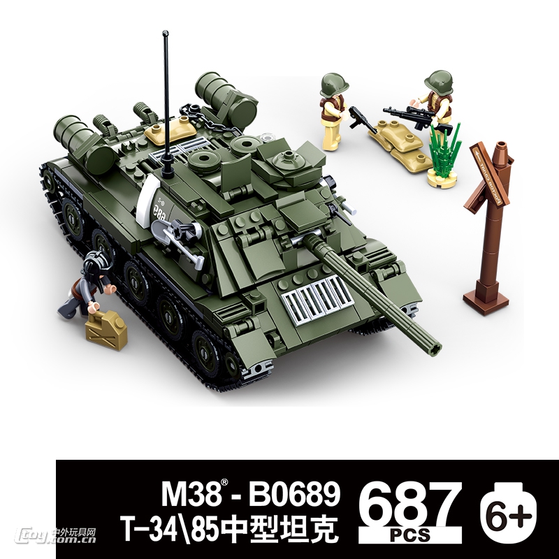 世界大战‖·逆境重生-T34\85中型坦克M38-B0689