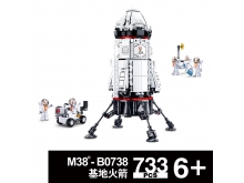 快乐小鲁班《探索星际》-基地火箭M38-B0738