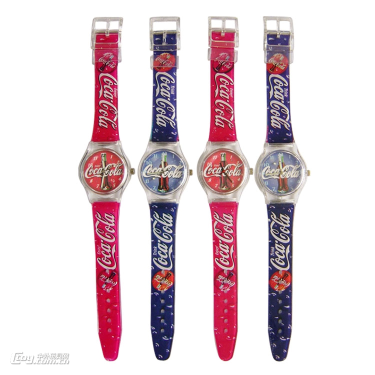 优质手表工厂专业定制可口可乐广告促销礼品手表