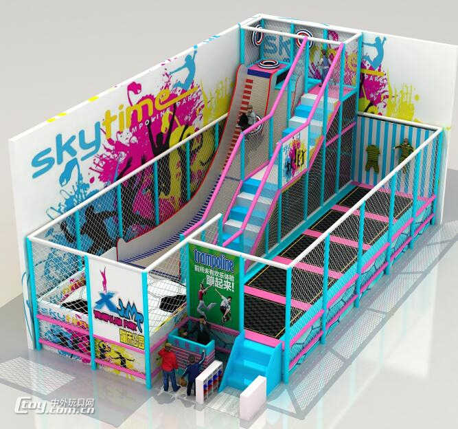 淘气堡大滑梯 新款旱雪滑道 室内游乐园 儿童乐园综合体
