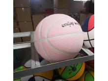 耐克粉色篮球　7号Pu篮球　篮球生产厂家　东莞　江门