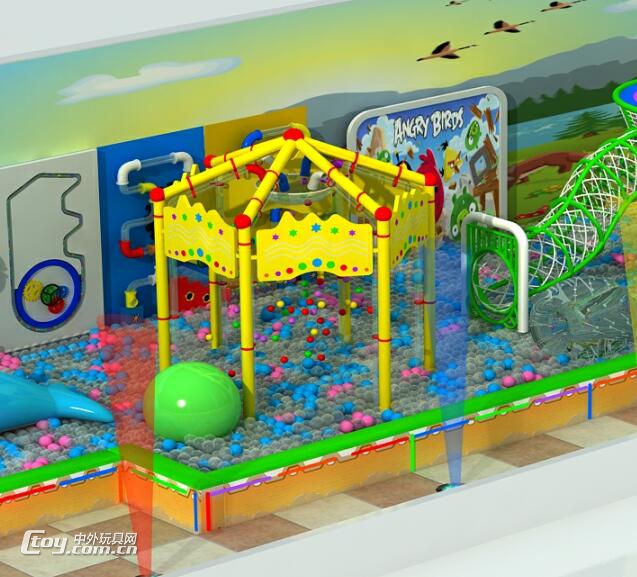 供应球乐堡 新款火箭球墙 儿童室内主题乐园 墙面海洋球游戏