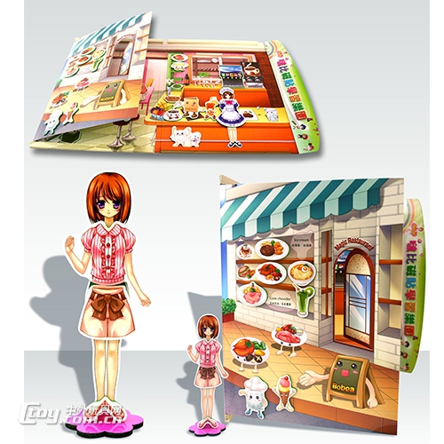 公主磁贴换装游戏2-3-6岁儿童3D立体拼图女孩玩具