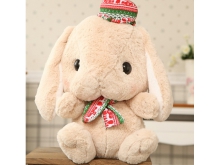 兔子公仔毛绒玩具定制加工批发厂家生产来图来样免费打样大耳兔兔