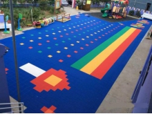山东悬浮地板幼儿园室外地面设计方案