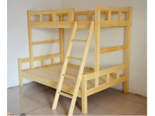 重庆江津/永川幼儿园松木双层床叠加床圆角设计，安全可靠