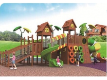 西安幼儿园组合滑梯攀爬架，西安幼儿园户外木质攀爬