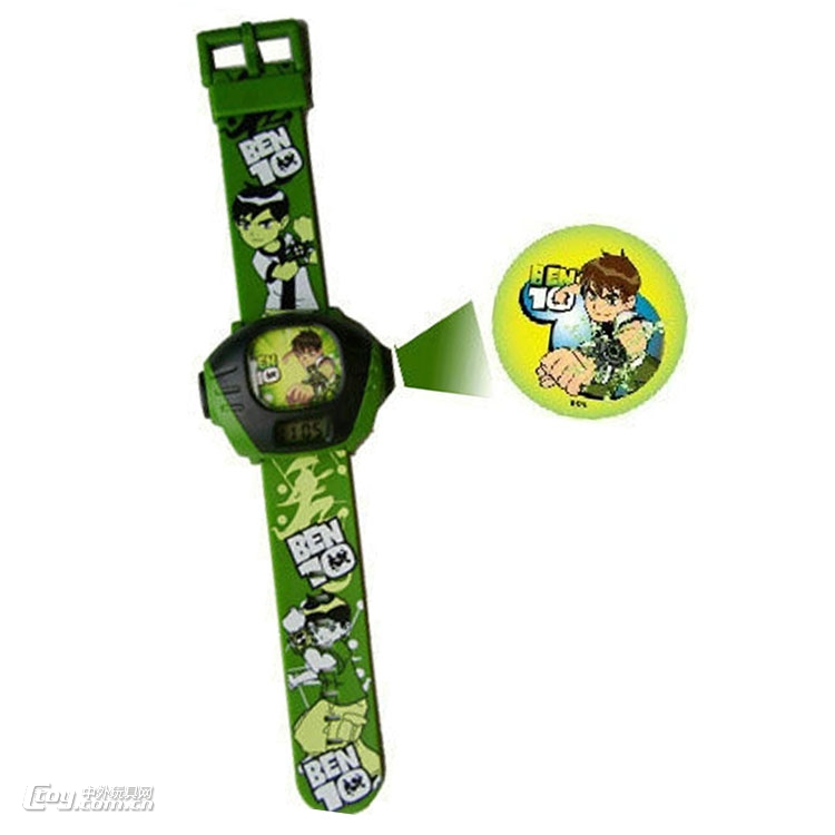 厂家热销时霸爆款儿童玩具礼品塑胶卡通投影电子手表