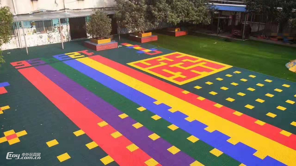 内蒙幼儿园悬浮地板室外拼装米格系列