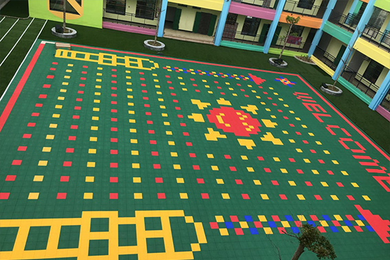 福建幼儿园室外操场悬浮地板方案设计